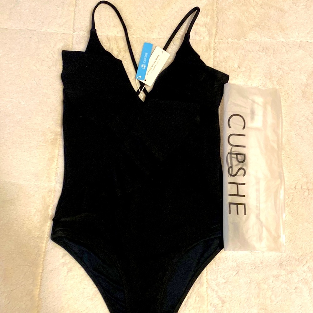 New! Cupshe  black swimsuit